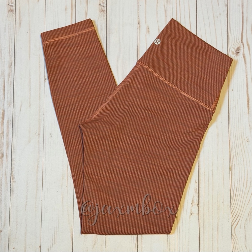 Lululemon Wunder Under High-Rise Tight 25" Wee Are From Space Rustic Coral 6